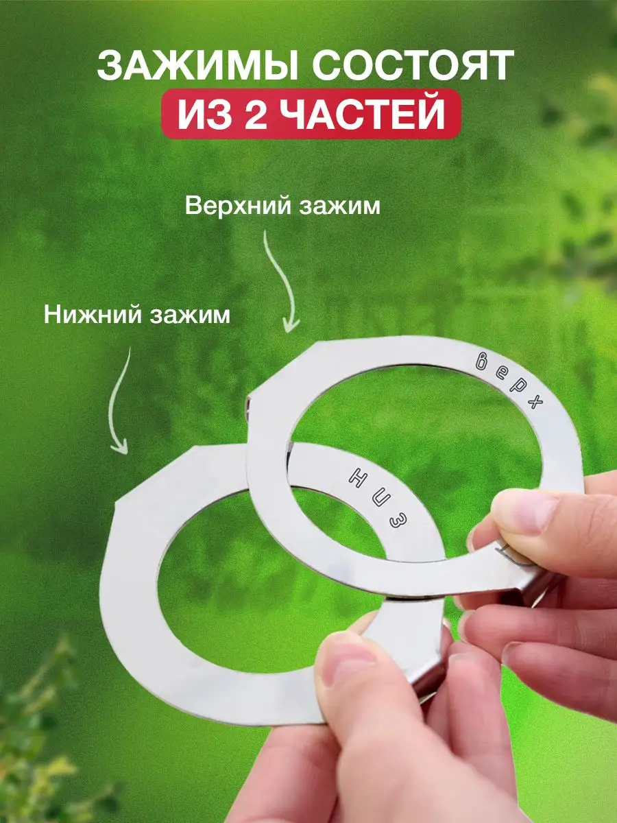 Зажимы на крышки СКО для банок в автоклав 1 штука HELICON 149814089 купить  за 450 ₽ в интернет-магазине Wildberries