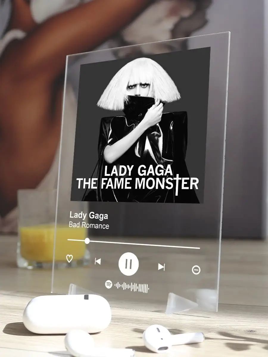 Постер Lady Gaga карточки. Картина Lady Gaga - Bad Romance Arthata-spotify  постер Спотифай постер 149823338 купить за 425 ₽ в интернет-магазине  Wildberries