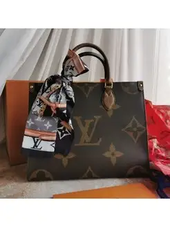 Сумка тоут Louis Vuitton Onthego Тедди LV 149837656 купить за 7 266 ₽ в интернет-магазине Wildberries