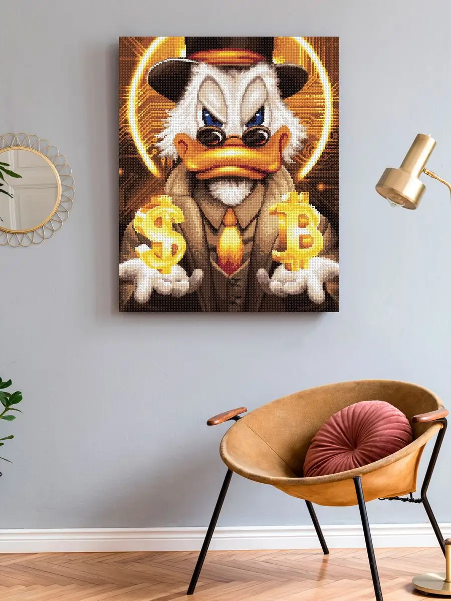 Скрудж Макдак Биткойн Алмазная мозаика на подрамнике 40х50 Art on Canvas  149878054 купить за 440 ₽ в интернет-магазине Wildberries