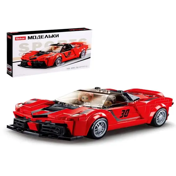 Конструктор Модельки "Спорткар", 262 детали