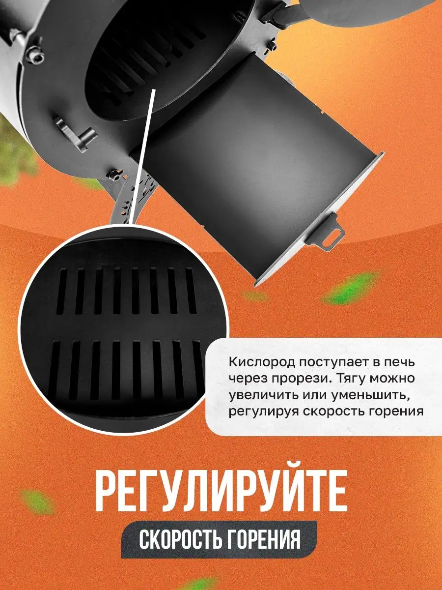 Печь буржуйка Vita Стандарт HELICON 149948204 купить за 15 363 ₽ в  интернет-магазине Wildberries