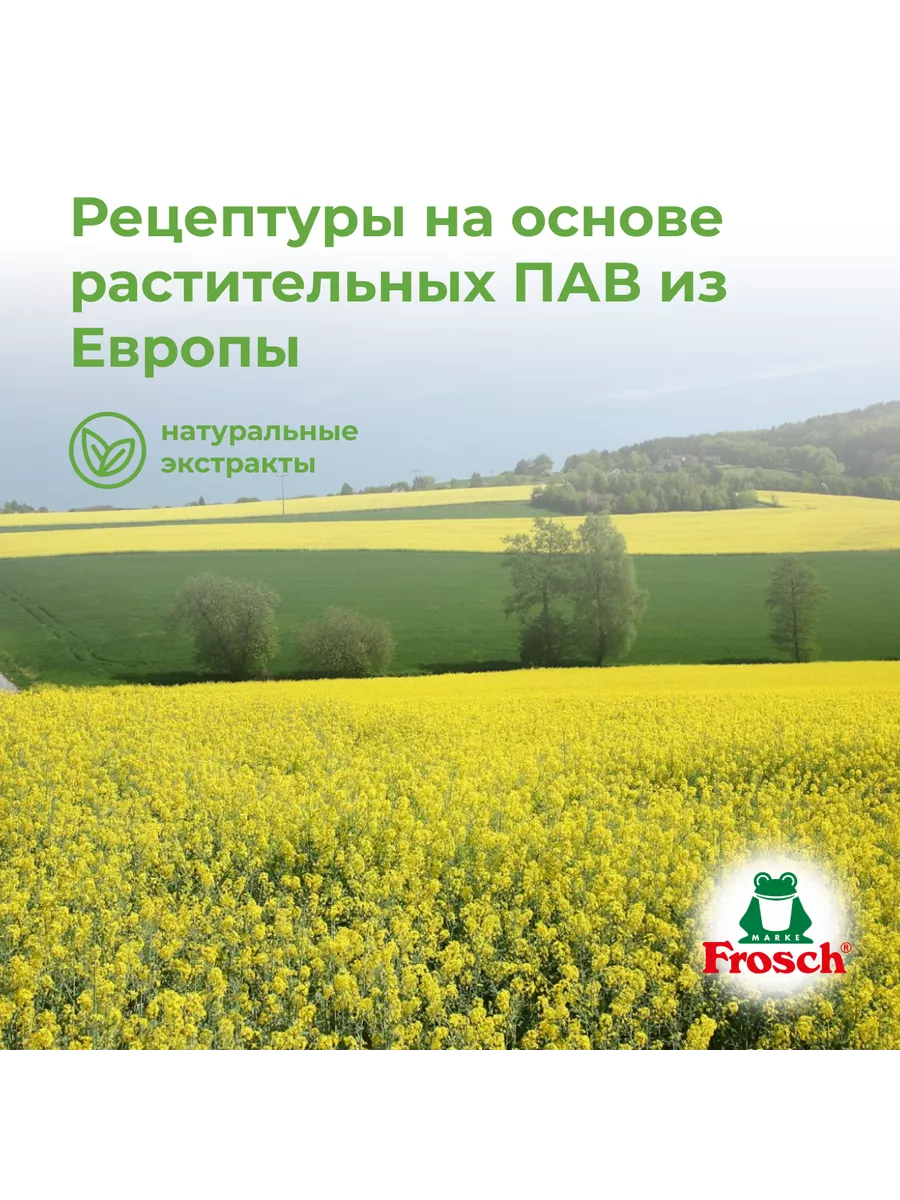 Кондиционер для белья ополаскиватель Миндаль 1 л Frosch 149951026 купить за  445 ₽ в интернет-магазине Wildberries