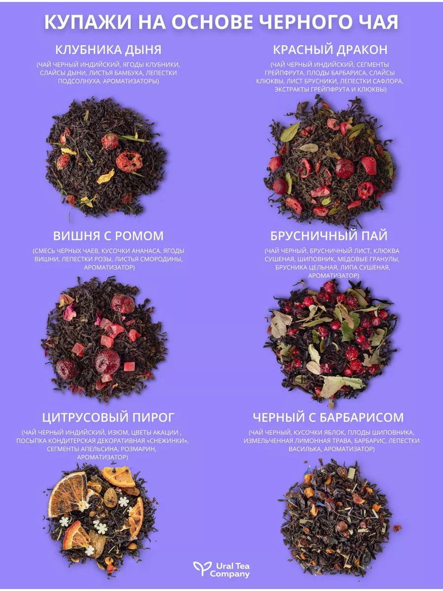 Подарочный набор чая с фруктами и ягодами Ural Tea Company 149969896 купить  за 1 576 ₽ в интернет-магазине Wildberries