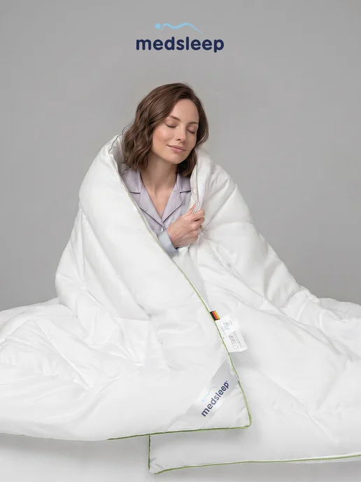Medsleep Одеяло детское 110х140 бамбук всесезонное 240г м2, 140x200, 240 г, фото 8