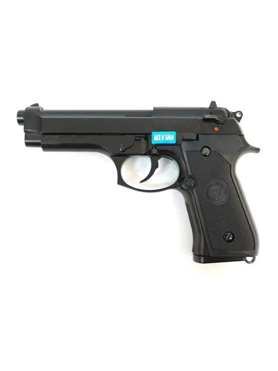 Страйкбольный пистолет Beretta M92F Auto Black WE 150069675 купить в  интернет-магазине Wildberries