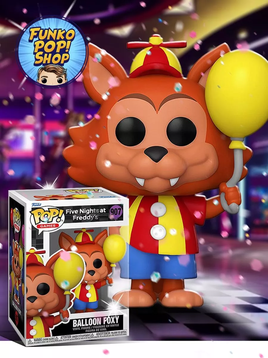 Фигурка Игрушка Funko POP FNAF Balloon Foxy Funko 150165680 купить в  интернет-магазине Wildberries