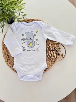 Боди для новорожденных малышей с длинным рукавом и надписью BABYKROOM 150178836 купить за 494 ₽ в интернет-магазине Wildberries