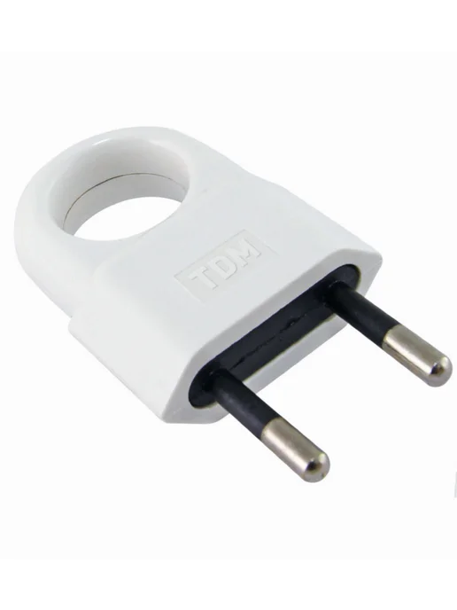 TDM Electric Вилка электрическая ТДМ Электрик 250В 10А SQ1806-0189, 4 шт, 4 шт, фото 2