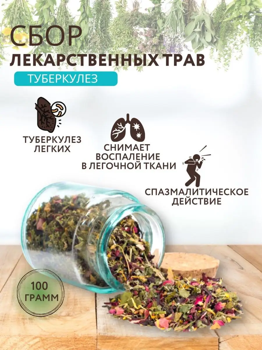 Сбор лекарственных трав и растений от туберкулеза 100г