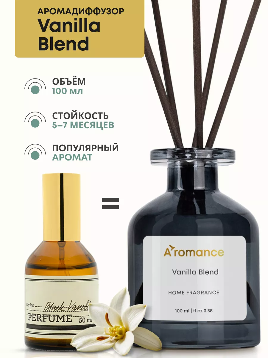 Ароматизатор для дома парфюм аромат диффузор с палочками Aromance 150228974  купить за 878 ₽ в интернет-магазине Wildberries