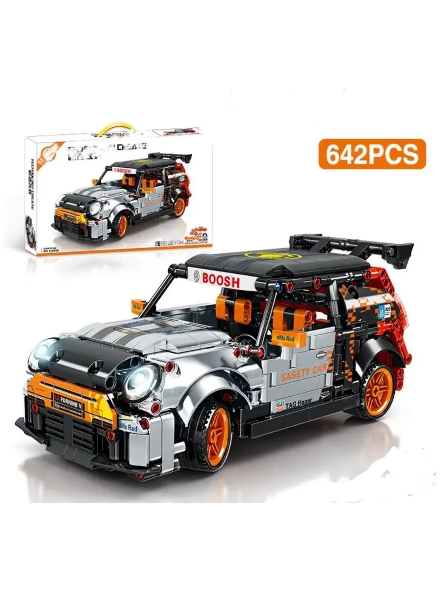 Конструктор 8207 спортивная машина Mini Cooper 642 детали LEGO 150234704  купить в интернет-магазине Wildberries