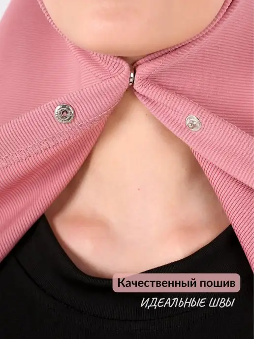 twidm Белый хиджаб готовый на кнопках платок бонька, бежевый, фото 5