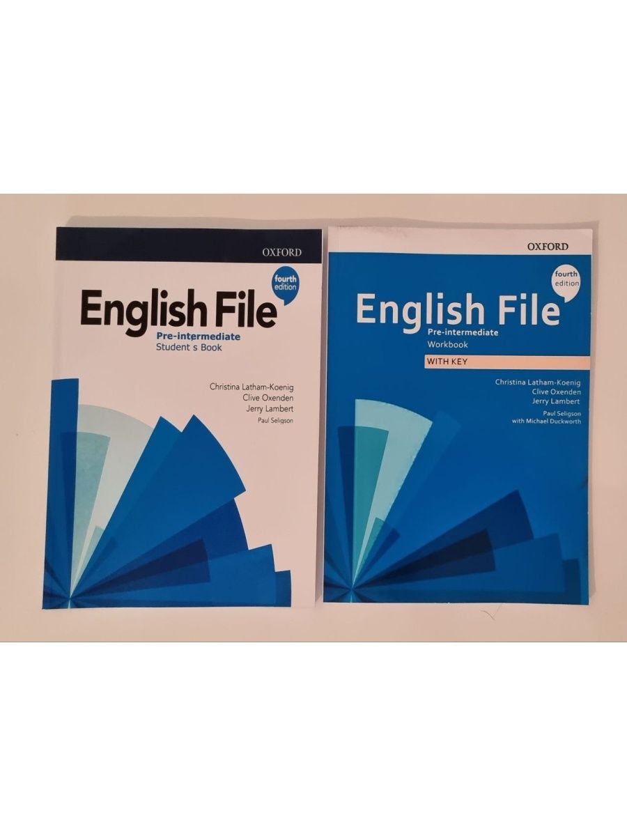 English file. Pre-Intermediate. English file fourth Edition.