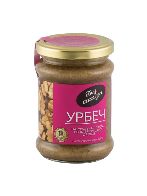 Биопродукты Урбеч из ядер грецкого ореха натуральная паста 2 ш по 280 г, 280 г, фото 3
