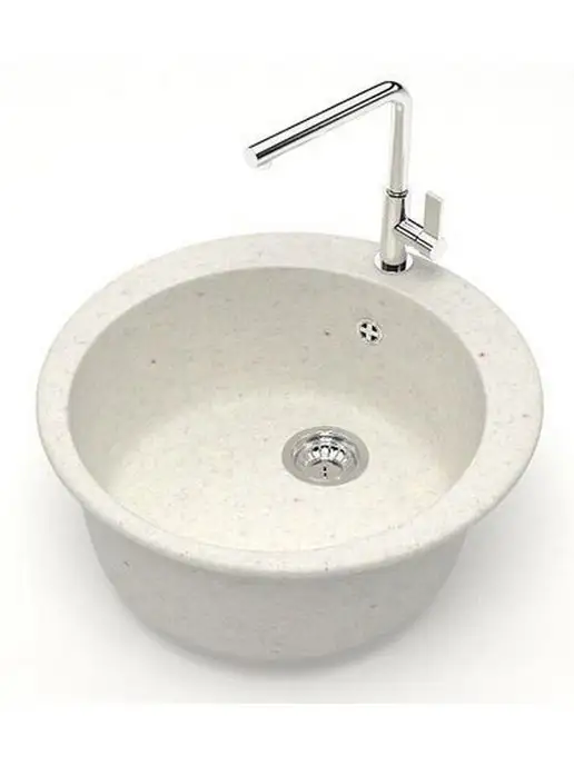 Azario Кухонная мойка Vital хлопок CS00079704, бежевый, фото 6