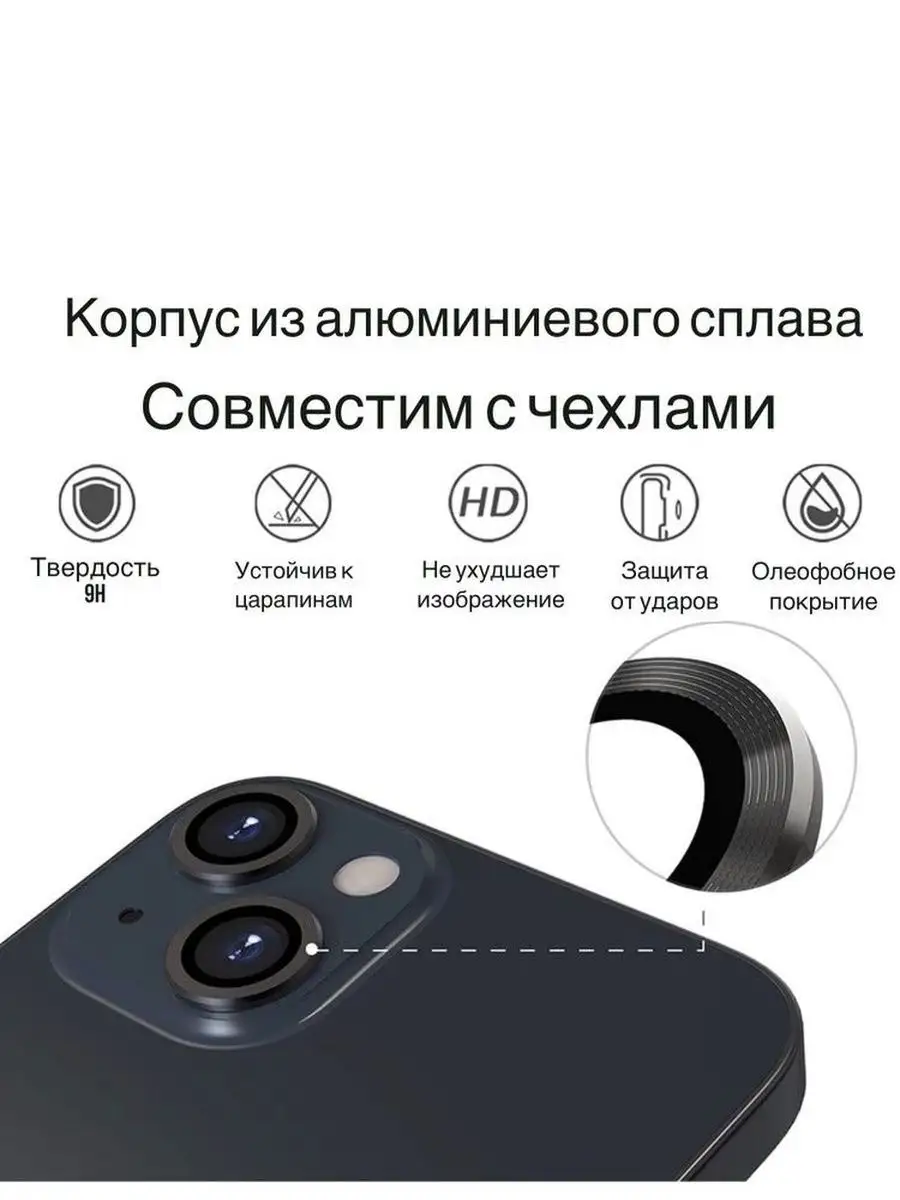 Нет бренда Защитное стекло линзы на заднюю камеру iphone 11/ 12/12 mini