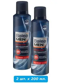 Дезодорант-антиперспирант мужской Men Extra Dry-2шт. Balea 150304790 купить за 413 ₽ в интернет-магазине Wildberries