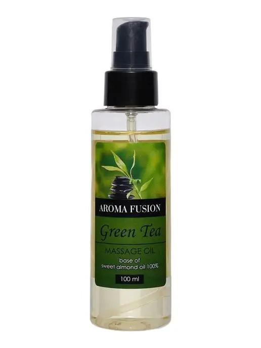 AROMA FUSION Масло для тела и лица массажное Зеленый чай 100мл, 100 мл, фото 2