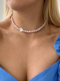 Чокер из розового кварца бижутерия Cuddle Jewelry 150322499 купить за 574 ₽ в интернет-магазине Wildberries