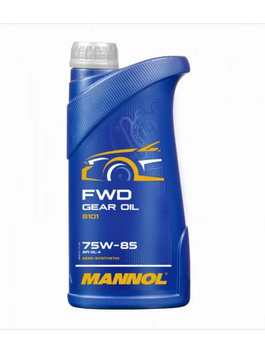 MANNOL Масло трансмиссионное FWD Gear Oil 8101 75W85 1л MN8101-1, 1 л, фото 3
