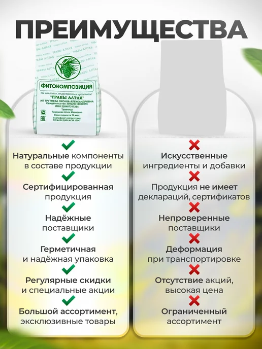 Мед и Конфитюр Сбор трав №54 Коррекция избыточного веса 150 гр, 150 г, фото 6