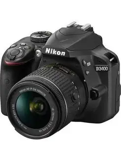 Фотоаппарат Nikon D 3400 kit 18-55mm NIKON 150427328 купить за 31 667 ₽ в интернет-магазине Wildberries