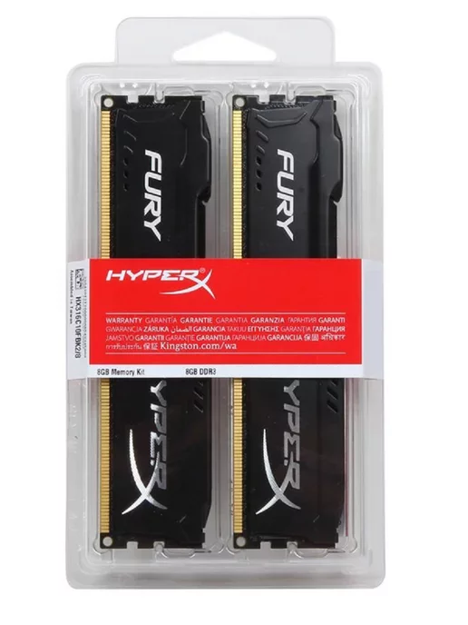 Kingston Оперативная память DDR3 8gb * 2шт 16gb 1866MHz HyperX, 8 ГБ, 2 шт, фото 3