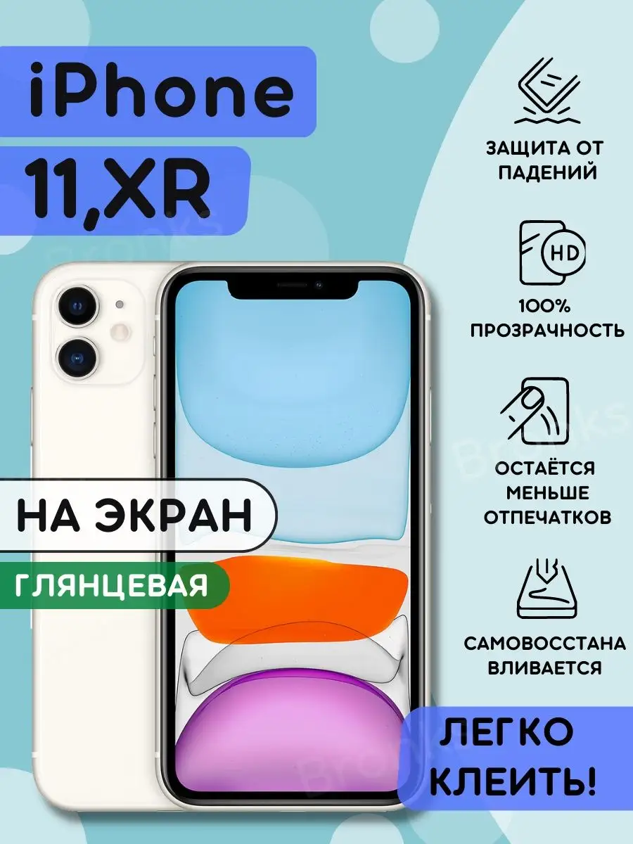 Гидрогелевая полиуретановая пленка на iPhone 11, XR