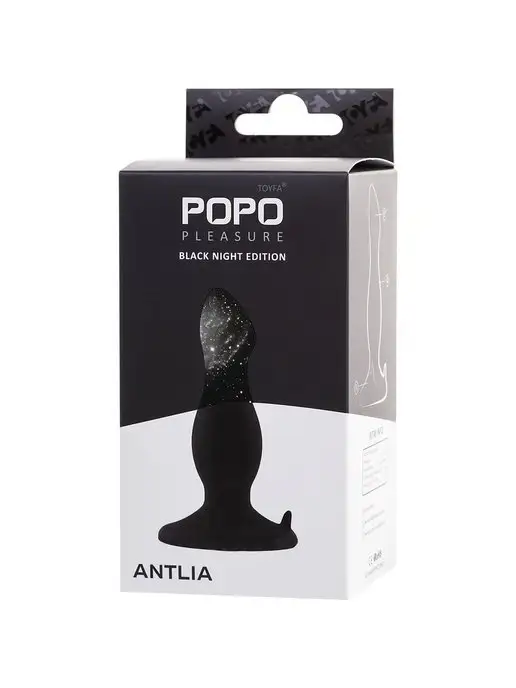 POPO Pleasure by TOYFA Анальная втулка Antlia, черный, фото 8