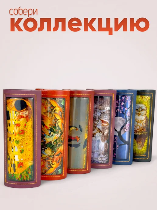 Мастерская Орнамент Очечник, чехол для очков, синий, фото 4