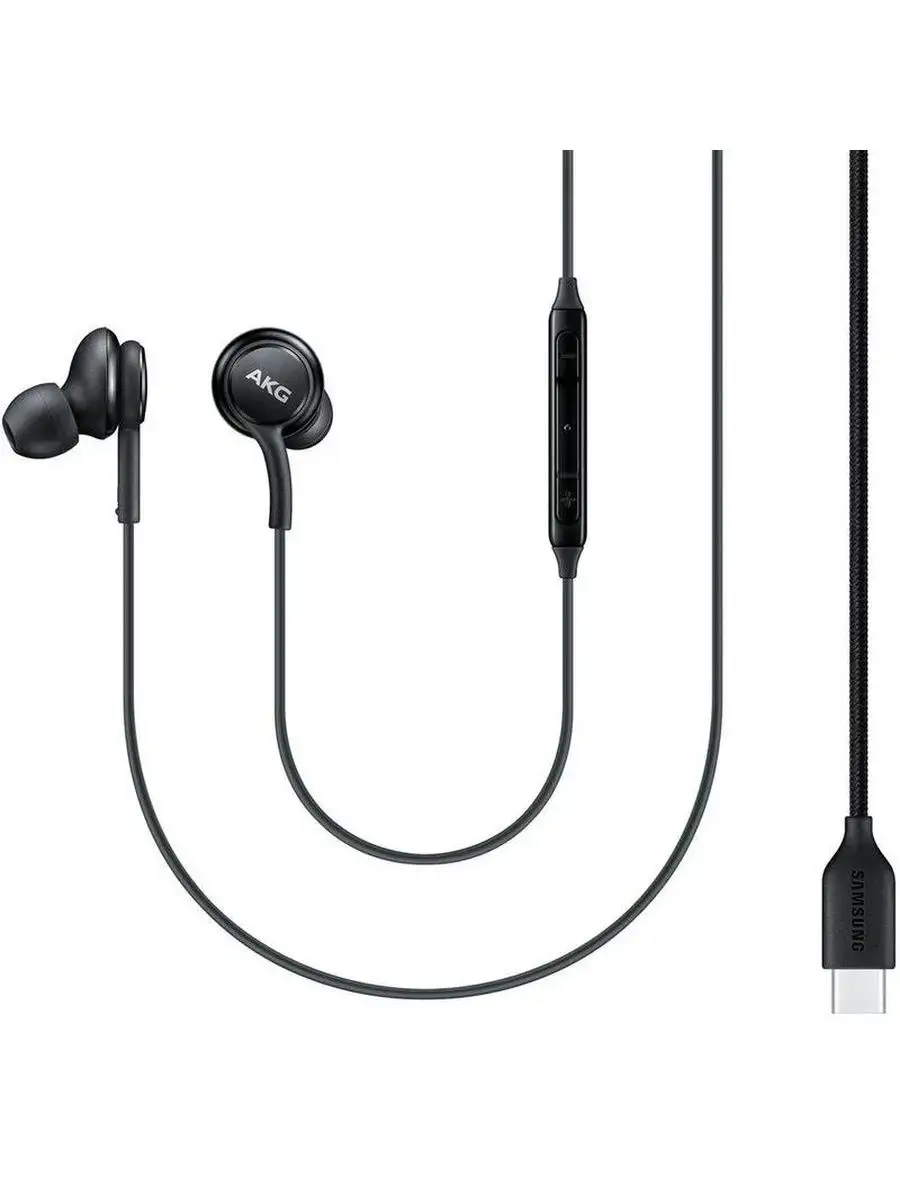 Проводные наушники AKG Type-C Samsung 150498997 купить за 497 ₽ в  интернет-магазине Wildberries