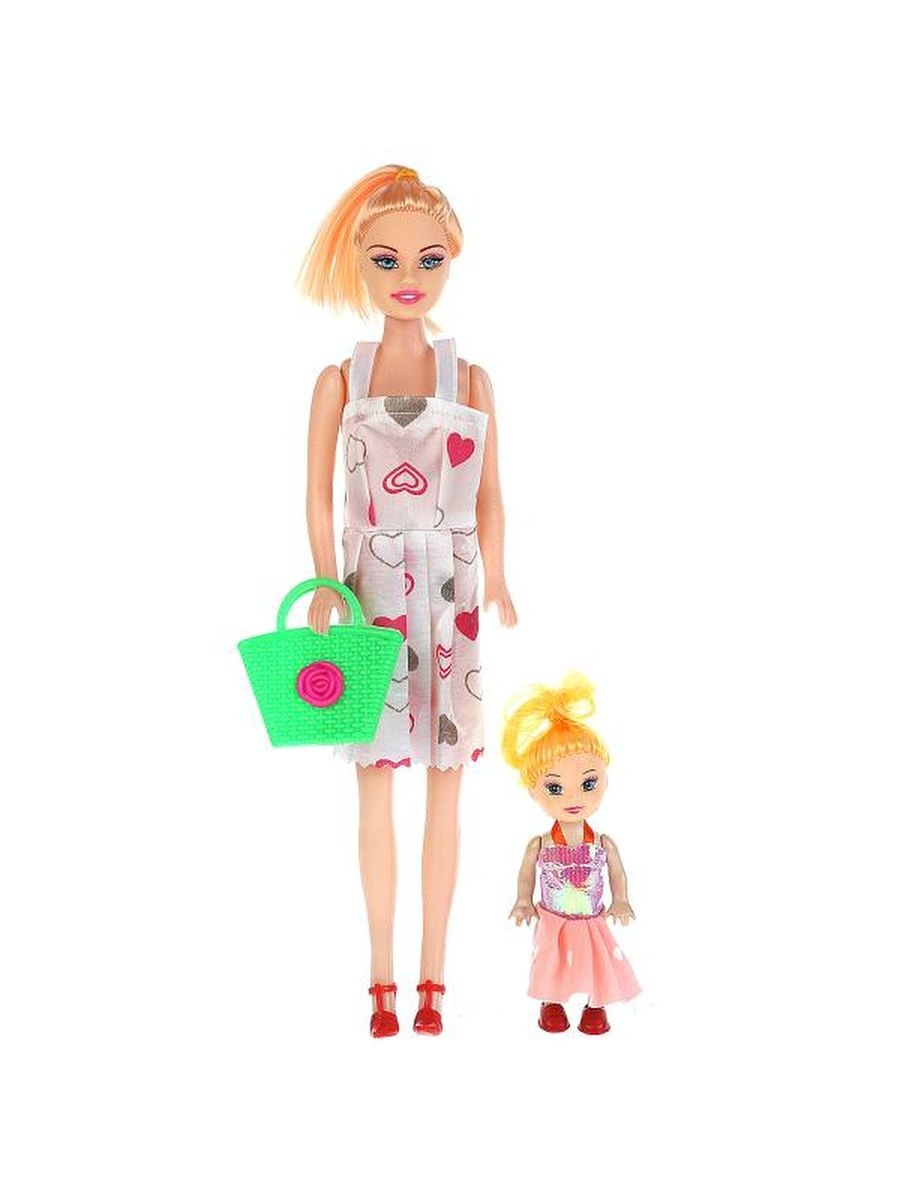 Игрушки про маму. Набор куклы Дочки матери. Набор из 2 кукол, 29 см. Кукла мама и дочка фарфоровые. Игрушка кукла мама с дочкой 28 см 808-1.