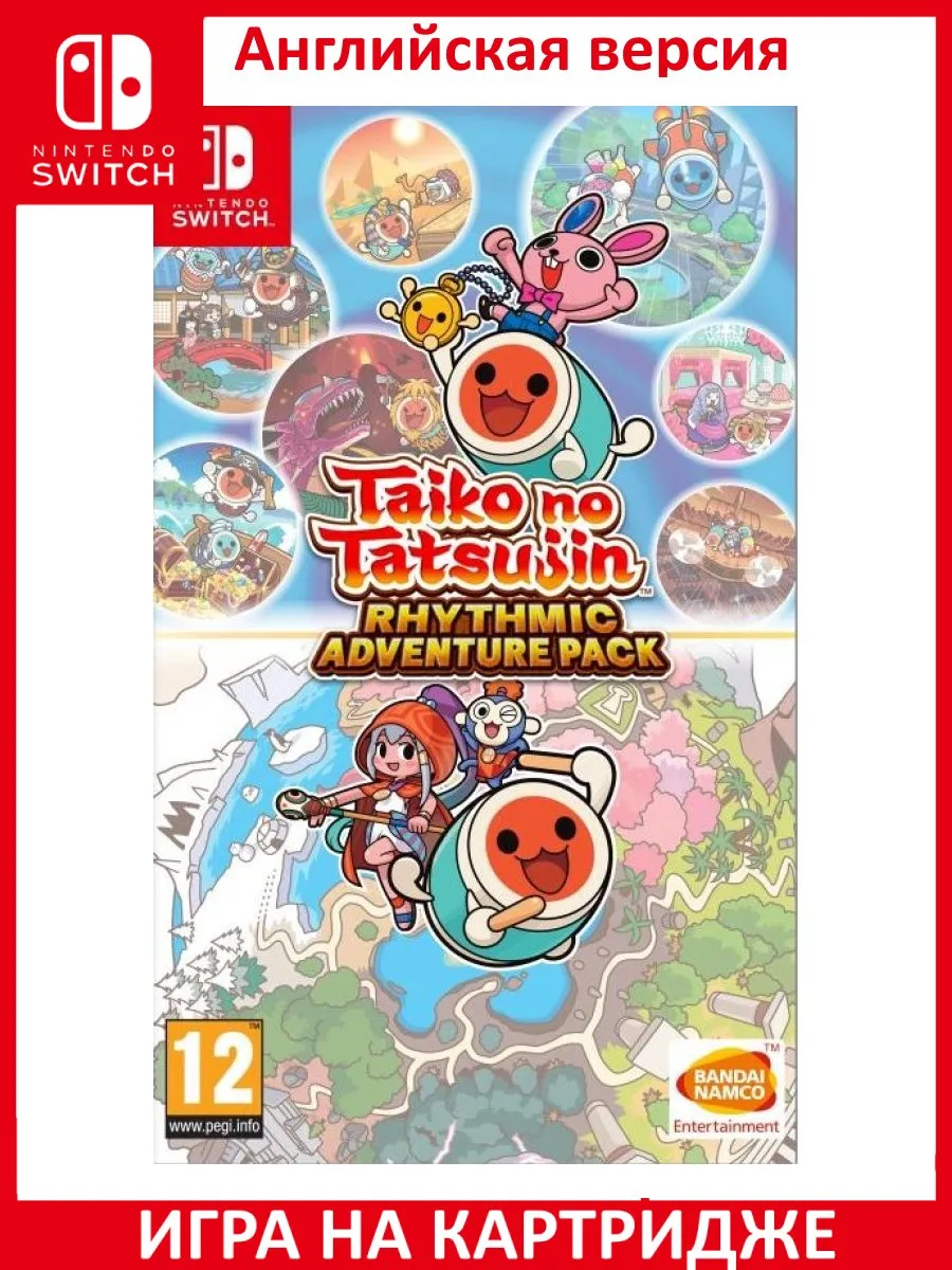 Taiko no Tatsujin: Rhythmic Adventure Pack Switch Карт NINTENDO