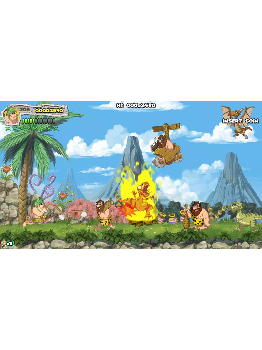 New Joe and Mac: Caveman Ninja T-Rex Edition Русская Вер Игра Switch  150577238 купить за 3 042 ₽ в интернет-магазине Wildberries