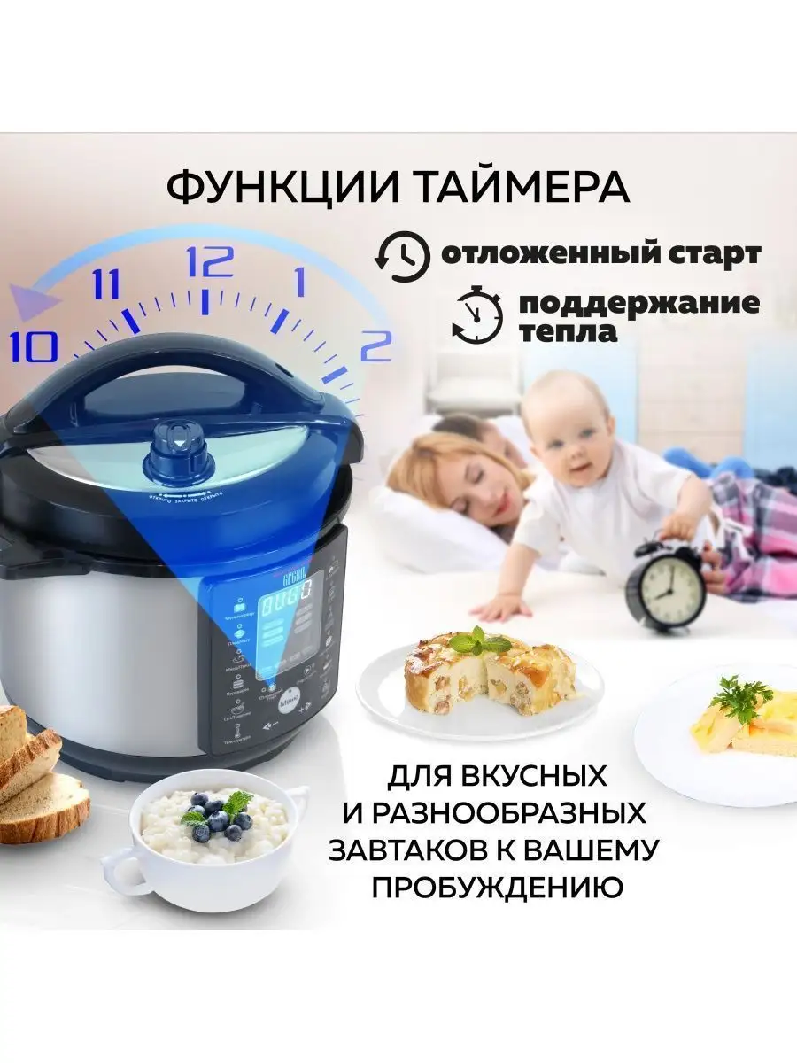 Мультиварка-скороварка 6 в 1 GFM-500 GFgril 150602405 купить за 7 324 ₽ в  интернет-магазине Wildberries