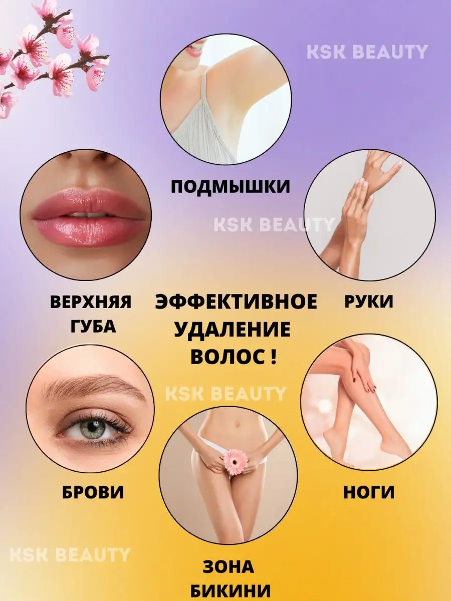 Воскоплав для депиляции набор с воском для удаления волос KSK BEAUTY  150604596 купить за 475 ₽ в интернет-магазине Wildberries