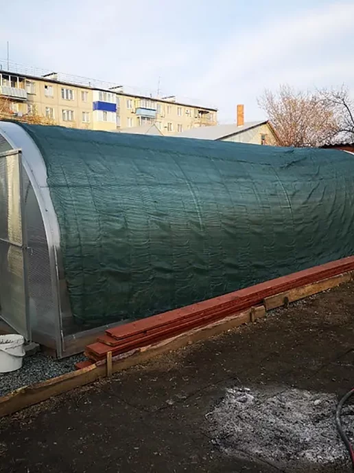 Terraplastic Затеняющая сетка 6х6м 35% затенение для теплиц, 6x6 м, 55 г, фото 3