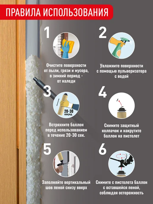 SILA Профессиональная огнеупорная монтажная пена B1 Firestop, вариант, фото 2