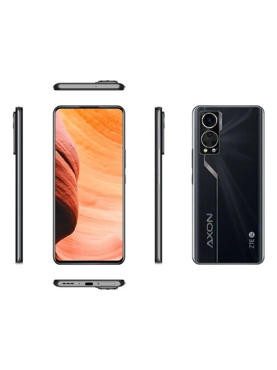 Смартфон Axon 30 5G глобальная версия 12/256GB черный ZTE 150627150 купить  в интернет-магазине Wildberries