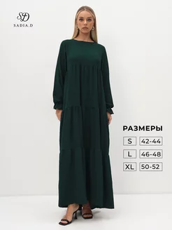 Платье летнее длинное вечернее SADIA.D 150627899 купить за 1 263 ₽ в интернет-магазине Wildberries