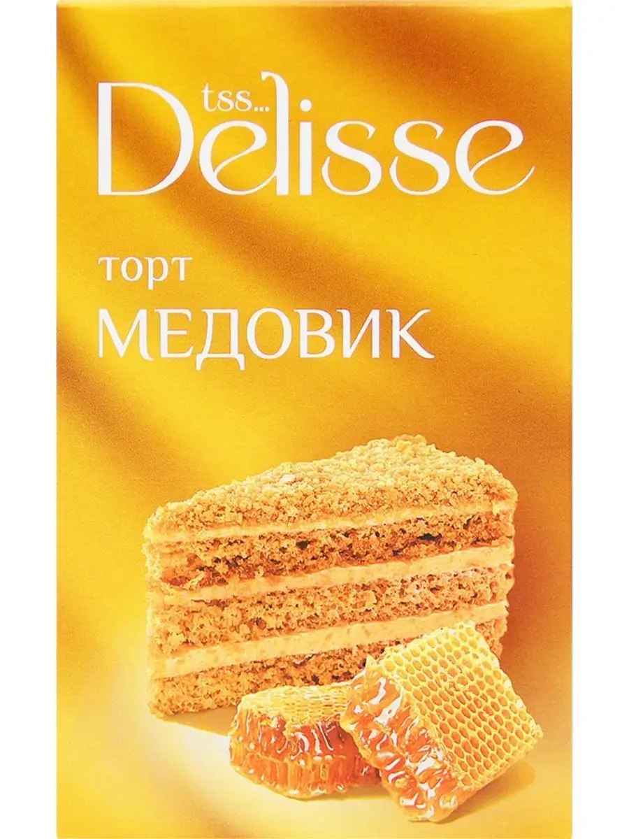 Торт Медовик, 360г DELISSE 150628998 купить за 438 ₽ в интернет-магазине  Wildberries