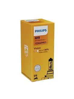 Автолампа H11 Vision 12362PRC1 Philips 150634521 купить за 1 060 ₽ в интернет-магазине Wildberries