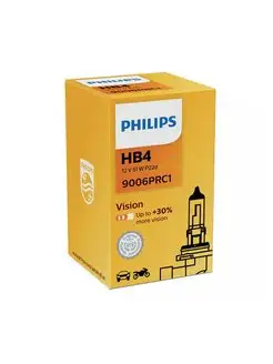 Автолампа HB4 9006 12V 51W (P22d) Vision +30% Philips 150635856 купить за 721 ₽ в интернет-магазине Wildberries