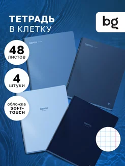 Тетрадь в клетку 48 листов 4 штуки BG 150641399 купить за 304 ₽ в интернет-магазине Wildberries