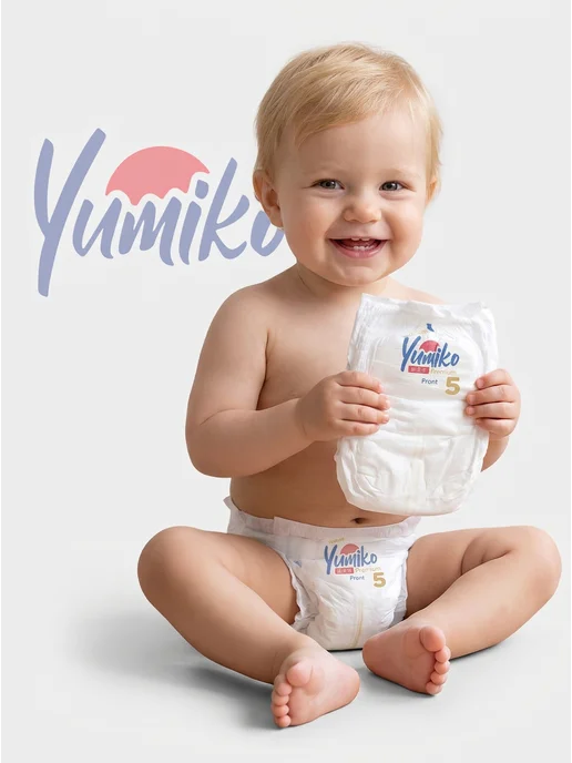 Yumiko Дышащие подгузники трусики детские, 5 размер (9-17 кг) 40 шт, 917 кг, 40 шт, фото 6