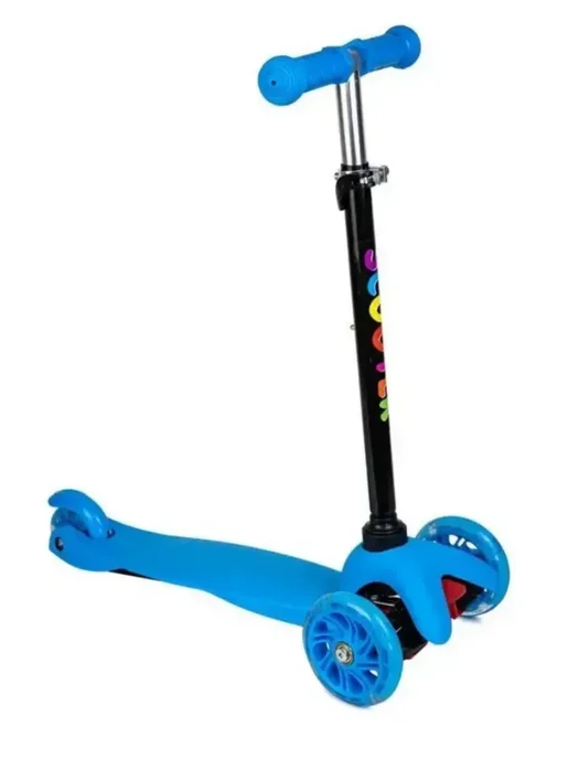 Scooters Самокат детский 3-колесный на 2 года для мальчика, синий, фото 3