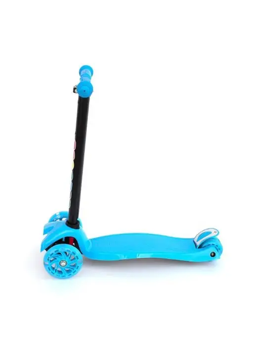 Scooters Самокат детский трехколесный со светящимися колесами, синий, фото 2
