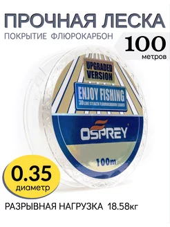 Леска рыболовная для летней и зимней рыбалки 0.35 мм 18.5 кг Ваш рыболов 150691695 купить за 124 ₽ в интернет-магазине Wildberries