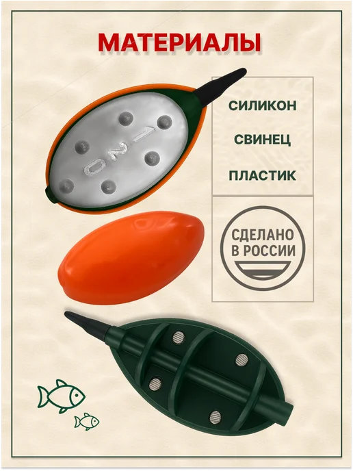 Лавка Ловца Кормушка флэт для фидера и ловли карпа, серый, фото 3